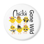 Chicks Gone Wild magnets