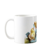 Chicks in a Shoe Vintage Easter Card Coffee Mug