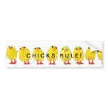Chicks Rule Bumper Sticker bumper stickers