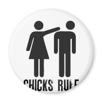 Chicks rule magnets