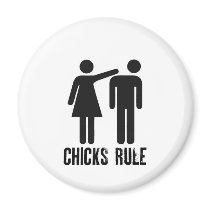 Chicks rule magnets