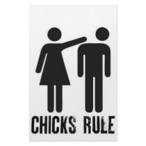 Chicks rule stationery