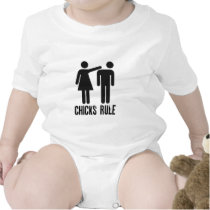Chicks rule t-shirts