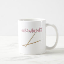 Chicks With Sticks Coffee Mug