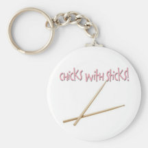 Chicks With Sticks Key Chains