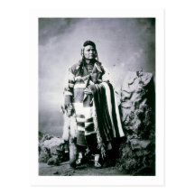 Chief Joseph (1840-1904) c.1880 (b/w photo) Post Cards