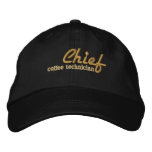 Chief of whatever! Embroidered Cap embroidered hats