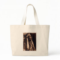 Chief Raven Blanket - Nez Perce - Vintage Tote Bags
