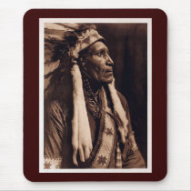 Chief Raven Blanket - Nez Perce - Vintage Mousepads