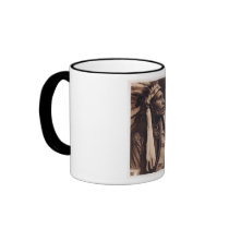 Chief Raven Blanket - Nez Perce - Vintage Coffee Mugs