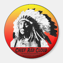 Chief Red Cloud Fridge Magnets
