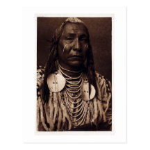 Chief Red Wing - Tatankamani - Walking Buffalo Post Card