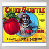 Chief Seattle Apples Posters