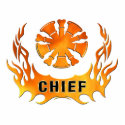 Chief's Flames photo sculptures