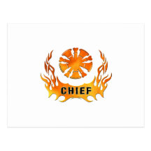 Chief's Flames Post Card