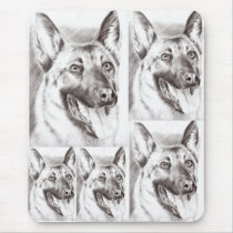 chien tapis de souris