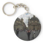 Chiese di Pzza del Popolo Key Chain