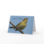 ChiffChaff Happy Birthday Card