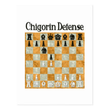 Chigorin Defence Postcard