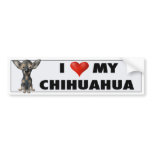 Chihuahua 2 Love Sticker bumper stickers