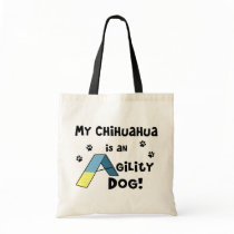Chihuahua Agility Dog Tote Bags