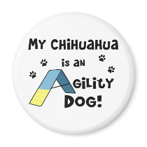 Chihuahua Agility Dog Fridge Magnet