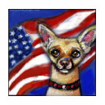 Chihuahua American Flag t-shirts