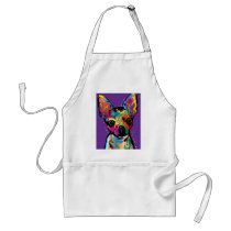 Chihuahua Art Apron