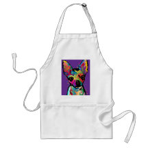 Chihuahua Art Apron