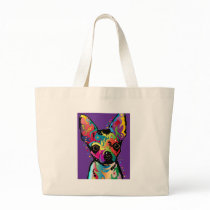 Chihuahua Art Tote Bag