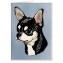 Chihuahua Black & Tan Card