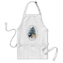 Chihuahua Christmas Gifts Apron