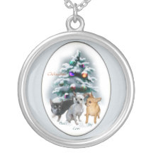 Chihuahua Christmas Gifts Necklace