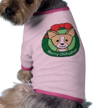 Chihuahua Christmas Pet T-shirt