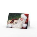"Chihuahua Cosy Christmas" Dog Art Greeting Card