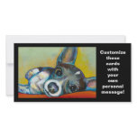 Chihuahua dog art - adorable fun portrait painting photo cards