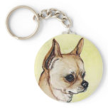 "Chihuahua" Dog Art Keychain