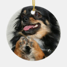Chihuahua dog christmas ornament