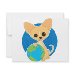 Chihuahua Earth Day invitations