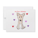 Chihuahua Furry Valentine invitations
