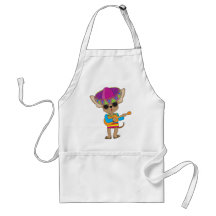 Chihuahua Guitar Aprons