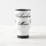 Chihuahua Mum Script w/ Pawprints Mugs