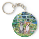 Chihuahua Pair - Bridge Keychain