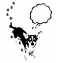 Chihuahua Pawprints t-shirts