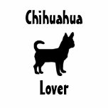 Chihuahua Silhouette on Red T-Shirt