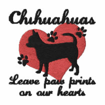 Chihuahuas Leave Paw Prints Women's Polo