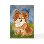 chihuawa 2 pet portrait greeting card art cards