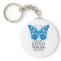 Child Abuse Butterfly Key Chains