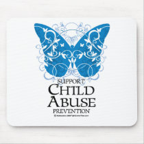 Child Abuse Butterfly Mousepads