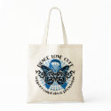 Child Abuse Prevention Butterfly Tribal bags